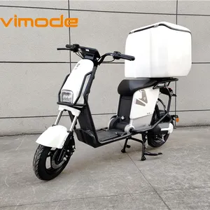 VIMODE Sepeda Kargo Listrik, Sepeda Skuter Moped Mobil Pengiriman Dua Roda