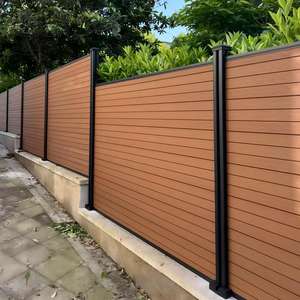 Panneaux de clôture en coextrusion WPC No Rot No Warp Splinter Outdoor Gardedn Privacy Clôture Panneau mural extérieur Intimité Clôture de jardin - Product Image 1