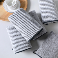 Ensemble de serviettes de bain en fibre de charbon de bambou avec logo personnalisé, antibactérien, super absorbant, doux, séchage rapide, serviette pour le visage, OEM ODM, vente en gros