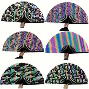 Abanicos de Bambú Personalizados con Impresión, Novedad 2025, Decoración Única, Artesanía de Bambú - Product Image 1