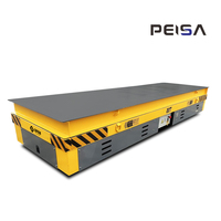 Carro de Transferencia Eléctrico sin Rieles, Operado por Batería, para Transporte de Carga en Estructuras de Acero Moldeado