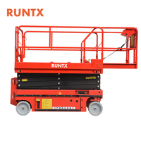 RUNTX Düşük Gürültülü Hidrolik Elektrikli Makaslı Kaldırma Platformu İç Mekan Ekipman Onarım Hizmeti İçin