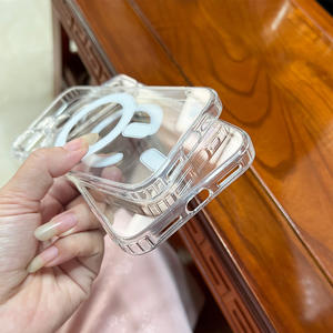 Per <span class=keywords><strong>iPhone</strong></span> 17 Pro Max custodia per telefono magnetico acrilico per <span class=keywords><strong>iPhone</strong></span> 17Air 16 copertura di protezione <span class=keywords><strong>trasparente</strong></span> per telefono a 15 fori di precisione - Product Image 3