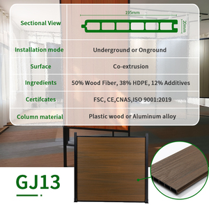 Panel de Cerca de Privacidad de Aleación de Aluminio y Compuesto de Madera y Plástico, Más Barato, en Inventario Estadounidense, 6 pies, Control de Multitudes <span class=keywords><strong>para</strong></span> Jardín - Product Image 4