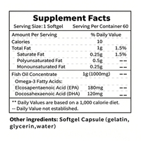 Capsules d'huile de poisson oméga-3 en gélules molles à marque privée avec EPA et DHA pour le bien-être et la nutrition quotidiens