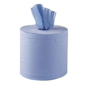 Nhà Máy 1/2/4/6 Gói 2ply <span class=keywords><strong>Centrefeed</strong></span> Màu Xanh Cuộn Khăn Giấy Giá Thương Hiệu - Product Image 2