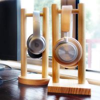 Support pour casque en bois, présentoir pour casque, accessoires pour table de jeu