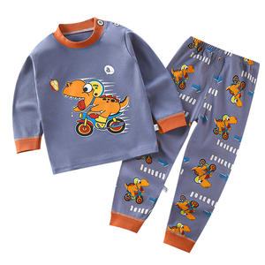 Vêtements décontractés pour bébés garçons, ensembles de vêtements pour enfants à motifs de dessins animés, 2 pièces, pyjamas pour garçons et filles, 100% coton tricoté, logo sur le devant, ODM OEM - Product Image 6