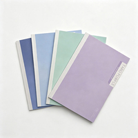 Cuaderno Personalizado de Tapa Blanda Color Macaron de 252x175mm con Páginas Rayadas y Encuadernación Térmica