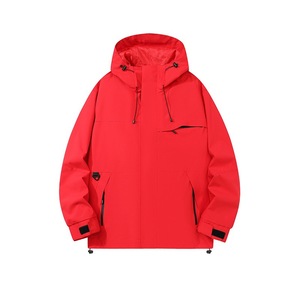 Windproof Waterproof Lightweight Outdoor Work Jacket With Inner Liner Unisex Winter Solid Color Contrast KV-611D - Product Image 4