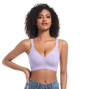 Reggiseni Wireless in Gelatina all'Ingrosso per Donne <span class=keywords><strong>Senza</strong></span> <span class=keywords><strong>Ferretto</strong></span> con Supporto - S-4XL Bralette <span class=keywords><strong>Senza</strong></span> Cuciture Comfort Quotidiano <span class=keywords><strong>Reggiseno</strong></span> Imbottito Tipo T-shirt - Product Image 4