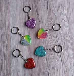 Clear <b>Resin</b> Keychain With Embedded Decorative Elements Smooth Gloss Finish Durable Accessory For Stylish Organization And Daily - Product Image 1