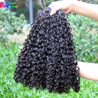 Extensiones de Cabello Humano Virgen Malayo de Alta Calidad, Súper Doblemente Tramado, para Rizos, con Puntas Completas, Grado 16A, Personalizables