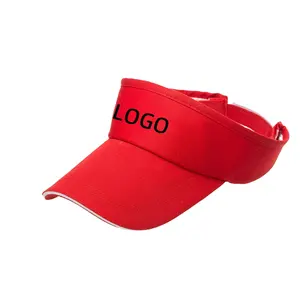 Tùy Chỉnh In Thêu Logo Bán Buôn Thể Thao Tùy Chỉnh Cap Golf Chạy Phụ Nữ Sun Hat Visor