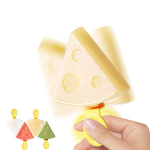 Ice Cream Molds Cheese Shape Plastic Food Safe Freezer Safe For Kids And Household Use - Product Image 3
