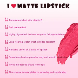 OCHAIN Nouveau Original Usine Personnalisé Marque Privée Rouge À Lèvres Mat Rouge À Lèvres Liquide et Crayon À Lèvres Ensemble - Product Image 4