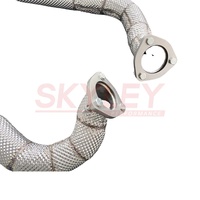 Pour Porsche 718 GT4 / GTS / Spyder sur les tuyaux de liaison d'essieu 2020 + tuyau de descente de bouclier thermique