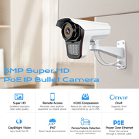 Caméra IP Bullet POE LPR 5MP