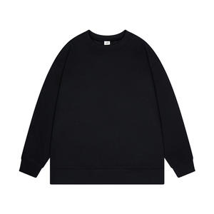 Haute qualité coton unisexe surdimensionné blanc grande taille col rond femmes sweat personnalisé brodé hommes sweat - Product Image 3