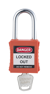 Cadenas de sécurité à manille en acier Elecpopular 38mm pour serrures industrielles Lockout-Tagout industrielles - Product Image 2