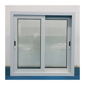 باب ونوافذ UPVC باللون الأسود تأثير الإعصار لتصميم المنزل