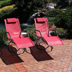 Simplement Assemblés Berçante Relaxante Chaise Pliante Zéro Gravité Chaise Pliable Chaise À <span class=keywords><strong>Bascule</strong></span> de <span class=keywords><strong>Jardin</strong></span> - Product Image 4
