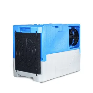High quality 80pins commercial stackable compact dehumidifier with handle and wheel for restoration self pump system