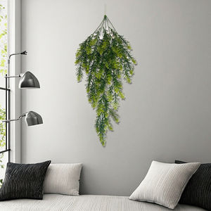 Plante artificielle décorative, feuilles de fougère <span class=keywords><strong>en</strong></span> PE vertes, guirlande de fleurs, plante suspendue artificielle, jardin, salon, plante <span class=keywords><strong>en</strong></span> <span class=keywords><strong>pot</strong></span> - Product Image 5