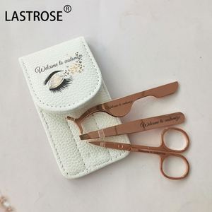 Private logo Stainless Steel Eyebrow Scissors and Private <b>Label</b> Eyelashes Tweezers Eyebrow <b>Applicators</b> Lashes Tools Sets - Product Image 3