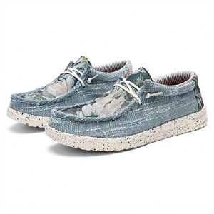 Mocassins pour hommes XuanWu en similicuir à tige basse - Chaussures légères et respirantes avec semelle extérieure en plastique - Polyvalents pour toutes les occasions - Product Image 4