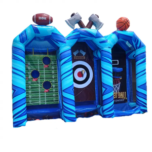 Giochi Interattivi <span class=keywords><strong>Gonfiabili</strong></span> Commerciali per Bambini da Esterno, Giochi <span class=keywords><strong>Sportivi</strong></span> <span class=keywords><strong>Gonfiabili</strong></span> 3-in-1 per Carnevale - Product Image 1