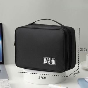 Multi-Functional Electronic Accessories Organizer <b>Bag</b> for Power Bank, <b>Cables</b>, Earphones & Travel Storage - Product Image 4