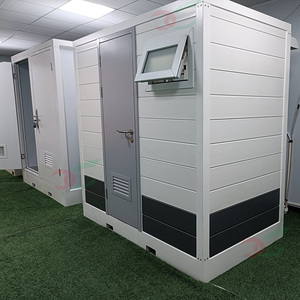 Unité de toilettes et de douche modulaire portable pour extérieur, préfabriquée hors site, bloc sanitaire de jardin - Product Image 2
