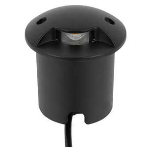 Luz LED impermeable para suelo, 3W, blanco cálido, de aluminio, para exteriores, escaleras, esquinas, patio, iluminación de caminos - Product Image 5