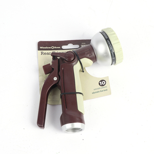Garden Water Guns High Pressure Adjustable 10 Pattern Hose <b>Spray</b> Gun with Rear Hose ABS+PP+TPR Material - Product Image 2