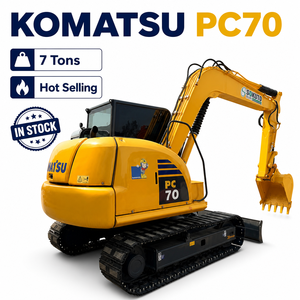 Excavatrice hydraulique d'occasion Komatsu PC70 économique pour les travaux de construction et de démolition à petite échelle - Product Image 1