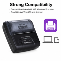 Imprimante thermique portable sans fil mini 80 mm 3 pouces pour téléphone portable Android IOS système POS