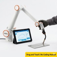 JINWEI FR10 10kg 1400mm Cobot de 6 Ejes IP54 ISO 10218 CR CE 1.5m/s 0.05mm Repetibilidad Aleación de Aluminio Acero de Alta Resistencia AC