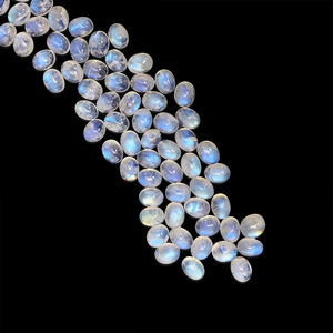 Piedras Preciosas Naturales de <span class=keywords><strong>Piedra</strong></span> <span class=keywords><strong>Luna</strong></span> Azul Corte Cabujón Sueltas Personalizadas al por Mayor Lisas y Planas con Colores Vivos de Arcoíris - Product Image 4