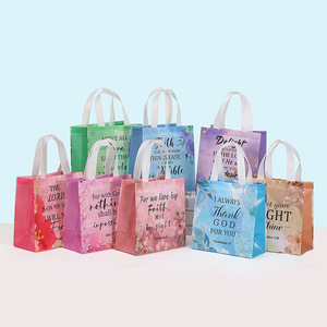 Sacs cadeaux pour Bible écologiques, recyclés, imperméables, non tissés, en stock pour Noël - Product Image 1