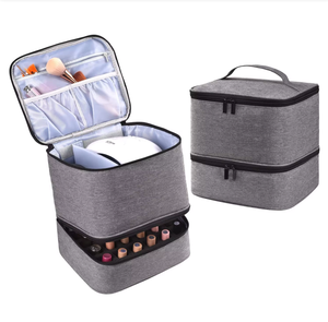 Color personalizado Elija Made Store 30 botellas Lámpara de esmalte de uñas Bolsa de almacenamiento de cosméticos Doble - Product Image 5