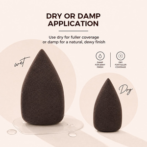 Éponge de maquillage multi-formes en gros, non absorbante, sans latex, pour fond de teint et maquillage quotidien, usage en salon de beauté et en voyage - Product Image 6