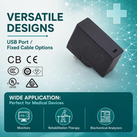 Alimentation murale AC/DC 5V 9V 12V 15V 20V 2.25a 3a 15W 27W 36W 45W Adaptateur de charge rapide PD avec prise US EU UK AU