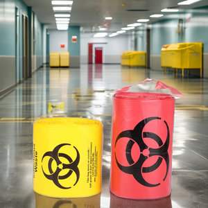 Sẵn Sàng Tàu Thành Phố Nhà Máy Trực Tiếp Cung Cấp Chất Lượng Cao <span class=keywords><strong>EcoFriendly</strong></span> Chất Thải Y Tế Túi 70*80Cm Độ Dày 3.5 In Offset Phẳng - Product Image 2