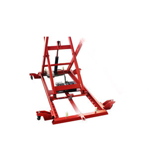 Elevador de motocicletas de tijera de un solo poste de acero, directo de fábrica Yingkou, modelo CT-601, capacidad de 800 kg, elevadores de coches con cilindro hidráulico - Product Image 4
