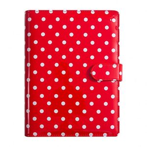 Carnet à feuilles mobiles en cuir écologique A5 motif Macaron XD A6 avec pince à billets magnétique et 100 feuilles pour planificateur budgétaire - Product Image 5