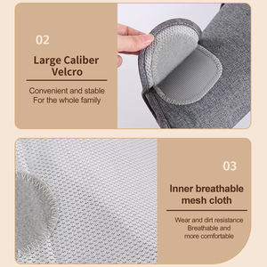 Сертификация CE, массажер для ног для кровообращения и релаксации, массажер для измерения давления воздуха для теленка, ФИЗИОТЕРАПЕВТИЧЕСКИЙ массаж ног с теплом - Product Image 4