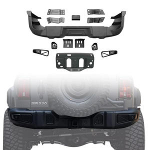 Parachoques trasero de acero de estilo oscuro para modificación todoterreno para GWM Great Wall Tank 300 Accesorios - Product Image 1