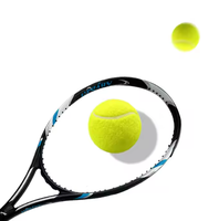 Balles de tennis MOZKUIB durables, résistantes aux chocs, élastiques, pression d'air constante pour les entraînements sportifs quotidiens, tous niveaux, entraînement des joueurs