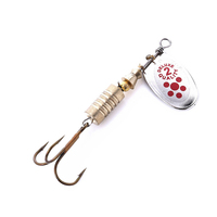 Appâts d'eau douce à la traîne jerkbait crochets tige vente en gros gabarit personnalisé corps en métal artificiel dur pêche spinner leurres